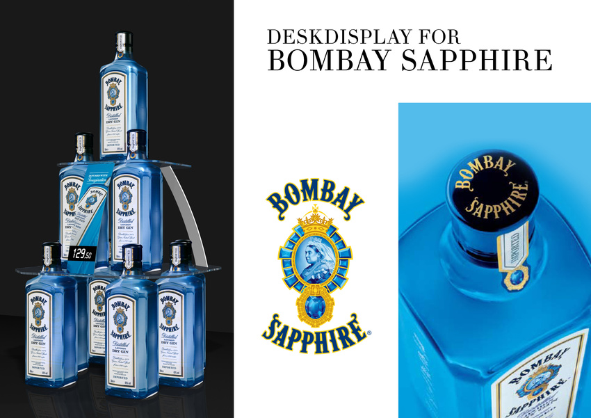 DeskDisplay for Bacardi-Martini
