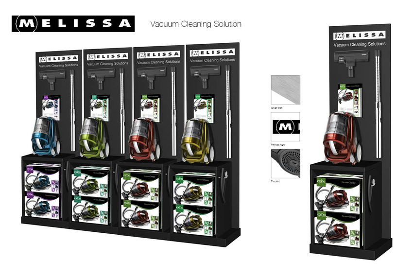 Salesdisplays for Melissa