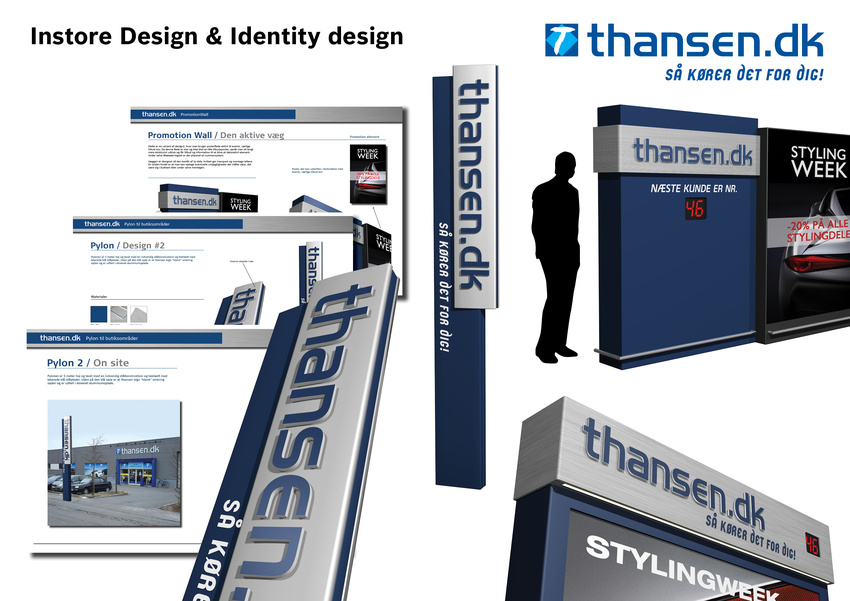 THansen - Identity and signage