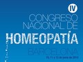 Pòster promocional del "IV Congreso Nacional de Homeopatía"