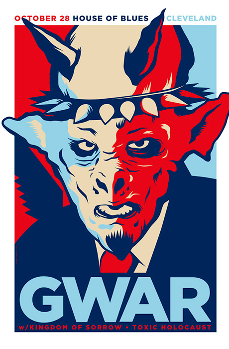 Gwar Concert Poster - House of Blues