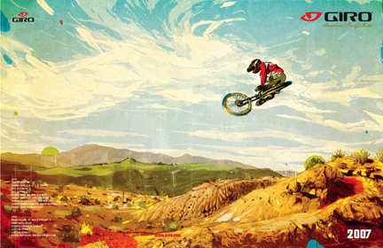 Giro bike cover illustration James Jean