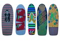 Custom hand silkscreened skateboards