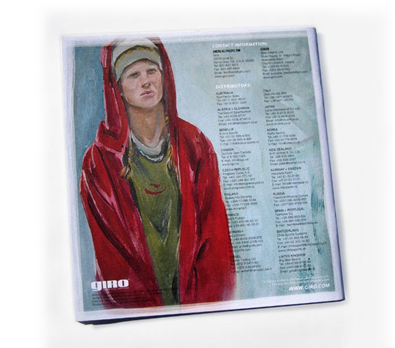 Giro Snow back cover illustration Eric Bailey