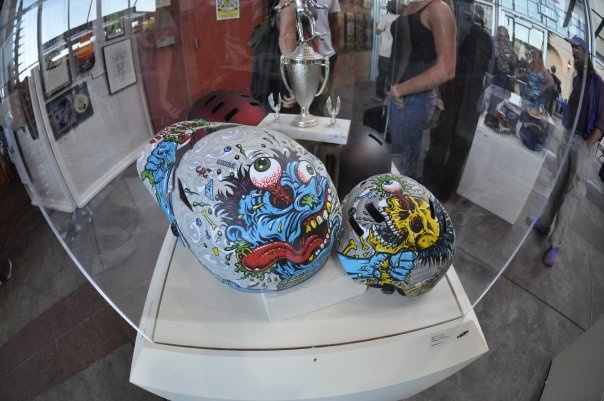 Bell helmets by Jimbo Phillips