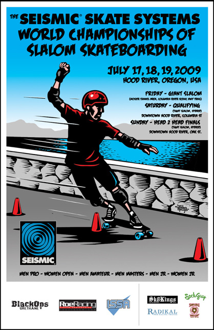 Worlds Poster 2009 illustrated by Jimbo Phillips
