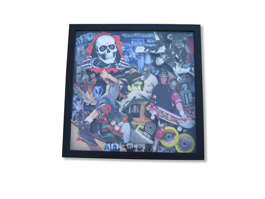 Rip the Ripper collage framed