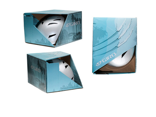 Giro Bike box design and die line illustration Peter