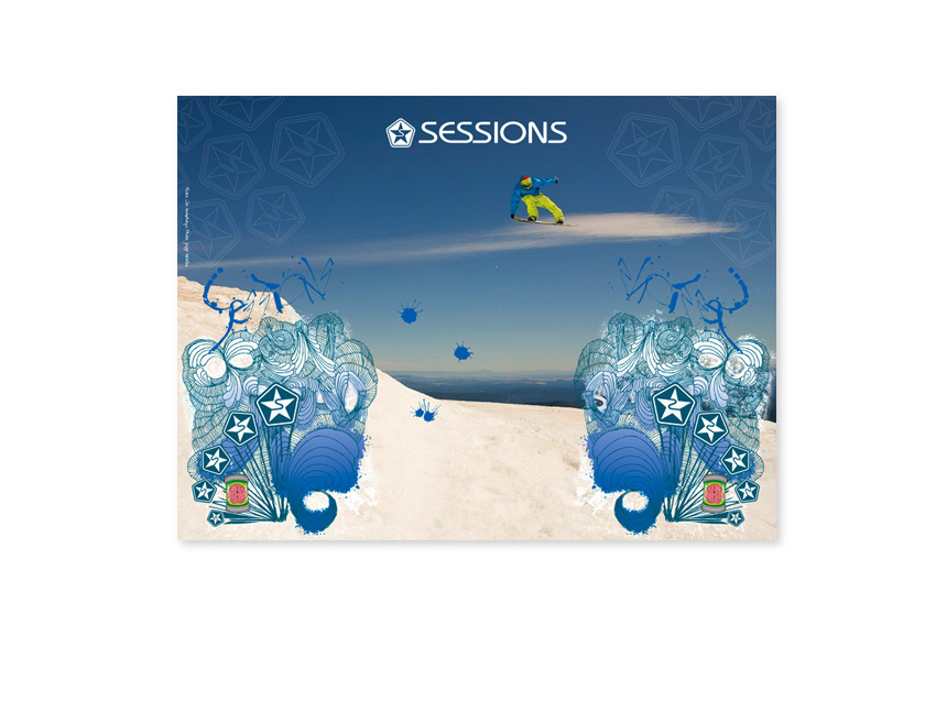 Sessions Trade Show podium wrap