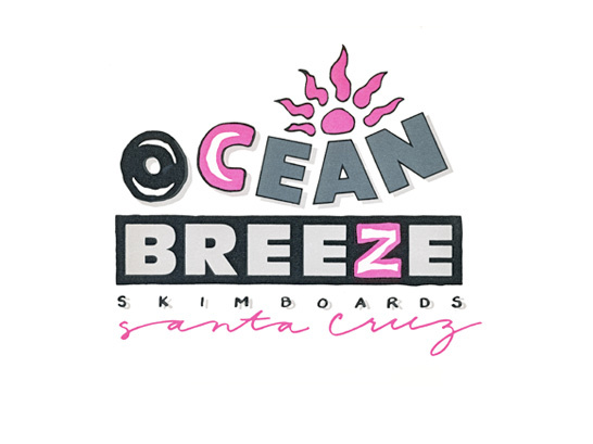 Ocean Breeze Skimboard Logo