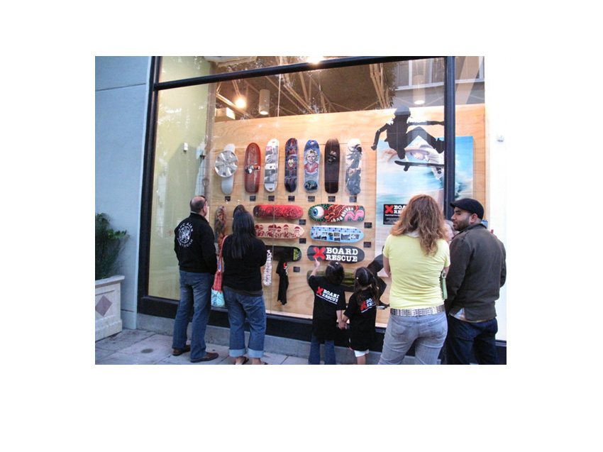 Board Rescue Skateboard Art Show Urban Outfitters