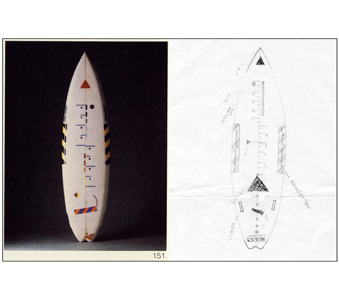 Surfboard Airbrush design by Russell Leong