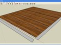 Maquette 3D plancher de danse modulaire
