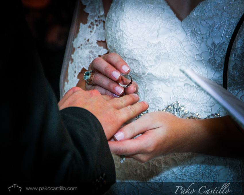With this ring