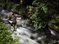 Trout fisherman - River Nera