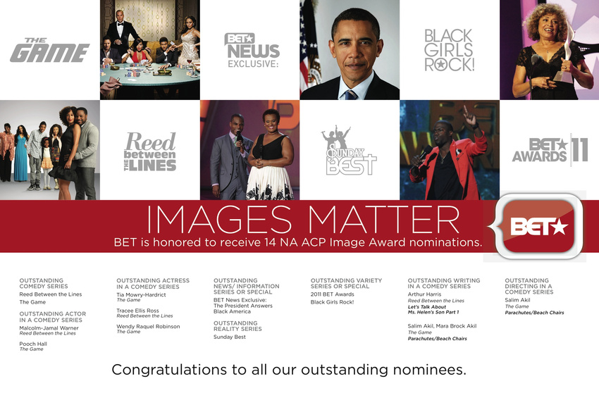 BET Networks NAACP Image Awards 2012 Ad