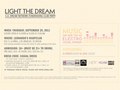 "Light the Dream" - CDN Fundraising Club Party Postcard (BACK)