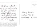Stop the Cycle Campaign - Postcard 2 (Back)