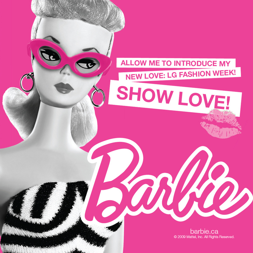 Mattel - LG Fashion Week Guidebook ad