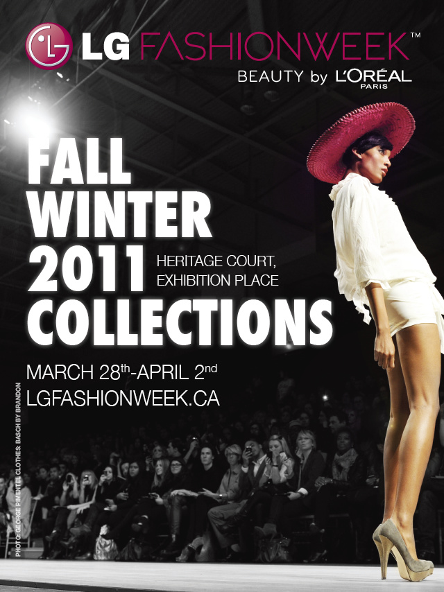 Fashion Design Council of Canada - LG Fashion Week ad for F/W 2011 Collections