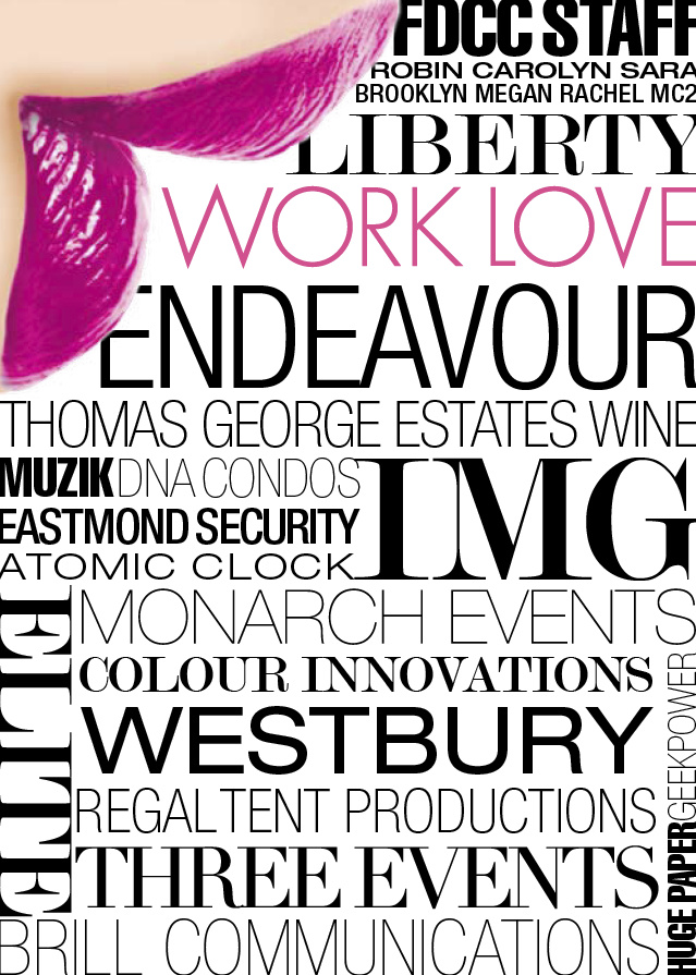 LG Fashion Week Onsite Postcard