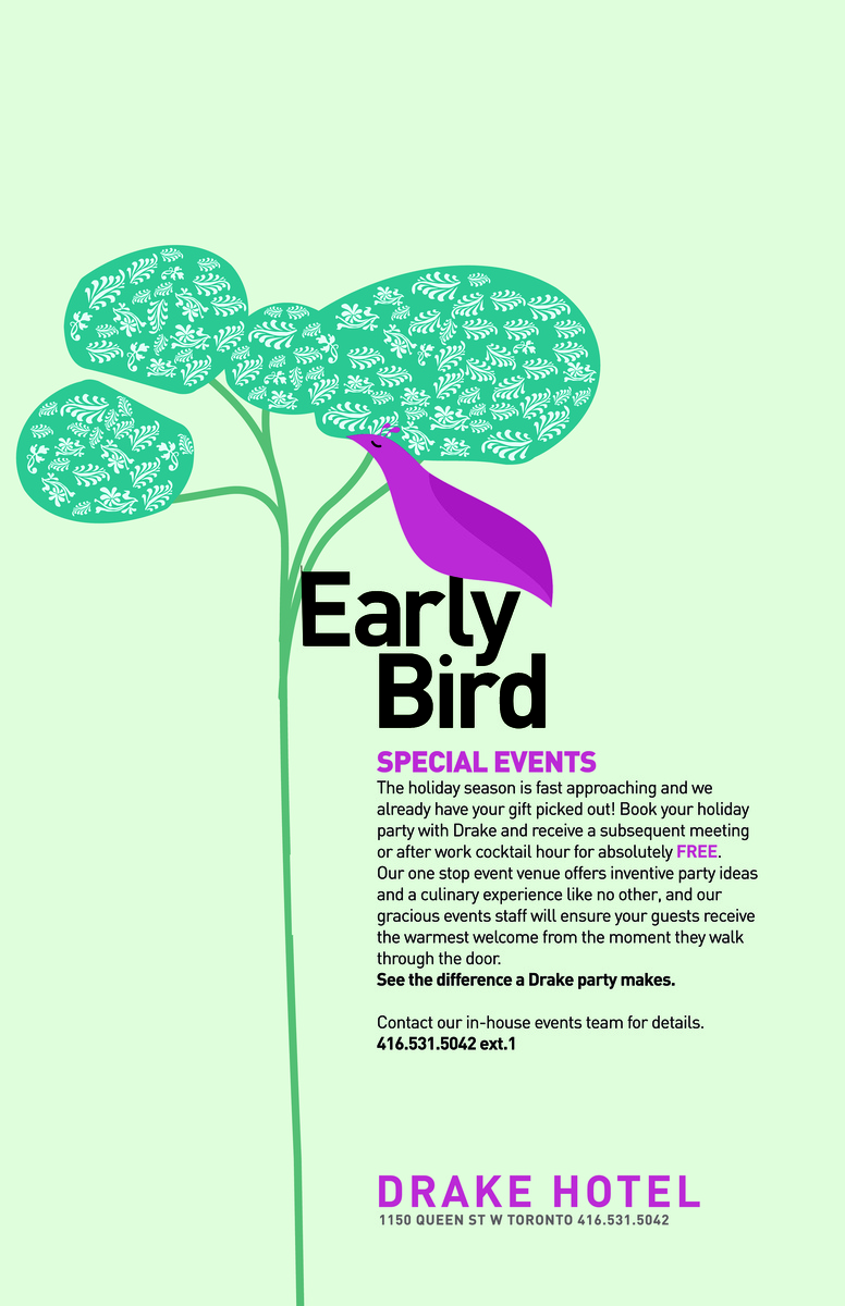 Drake Hotel Early Bird Promotion