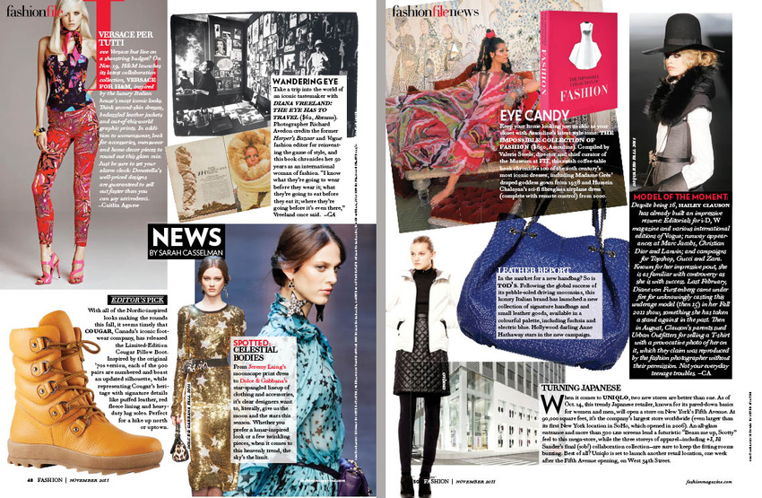 FASHION Magazine - November 2011