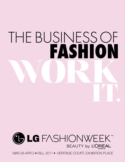 LG Fashion Week Guidebook - March 2011. 5,000 copies printed.