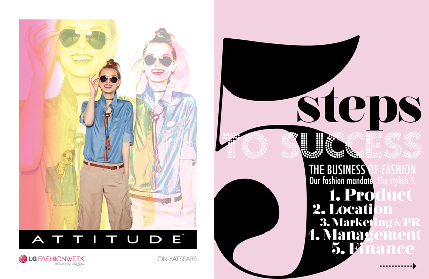 LG Fashion Week Guidebook - March 2011. 5,000 copies printed.