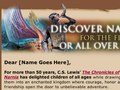 Narnia Marketing Email for Focus on the Family