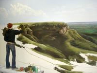 Mural for Museum in Hobbs. NM
