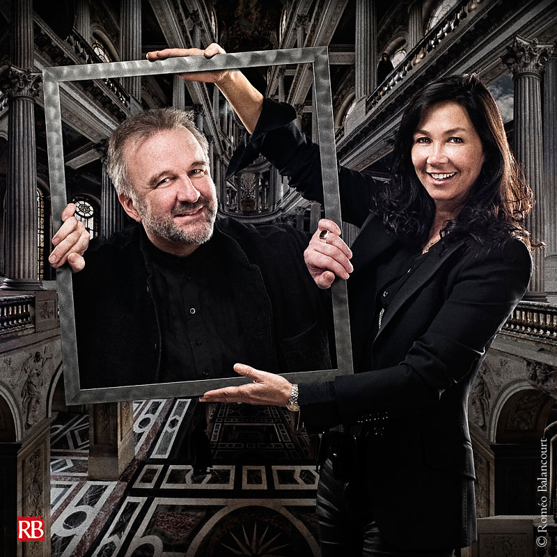 Jean-François Rauzier & Pascale, artist & agent Cayla