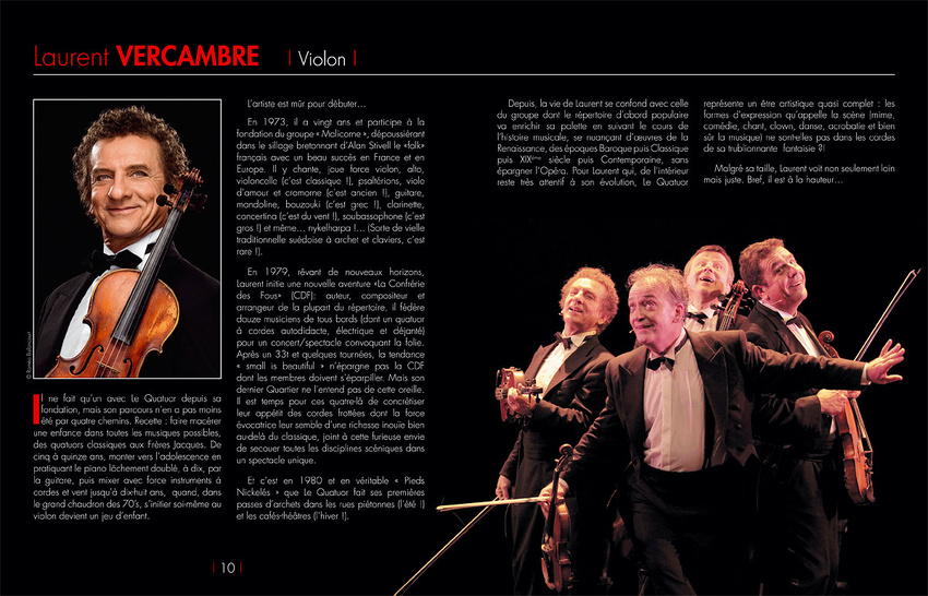 Programme Le Quatuor