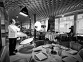 Jean Louis Nomicos, chef cooking - © Aurelie Coudiere