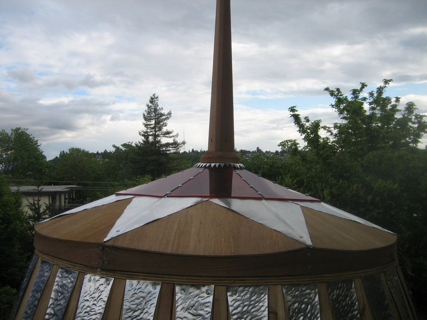 Rocket Ship play structure for private elementary school in Seattle Washington