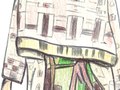 Illustration of Eilish Macintosh's fashion published in Amelia's Magazine,June 2011