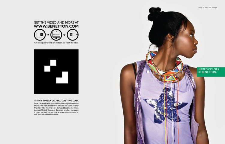Client: Benetton Japan. Japanese marketing design and casting. Shot and edited 110+ live auditions for online campaign.