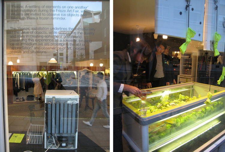 Participatory installation at Bstore, London. Collaborators: Bethany Koby, Sacha Leong, Matthew Haigh.