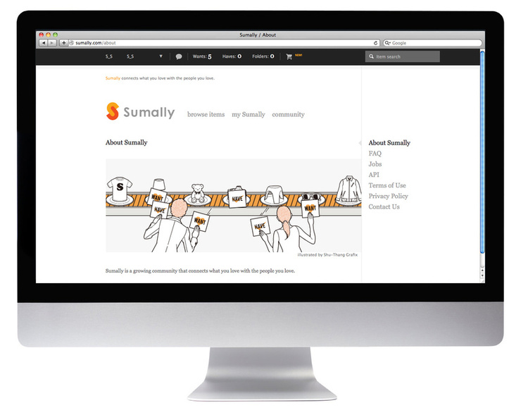 Client: Sumally.com. Site localization: Japanese to English translation and testing.