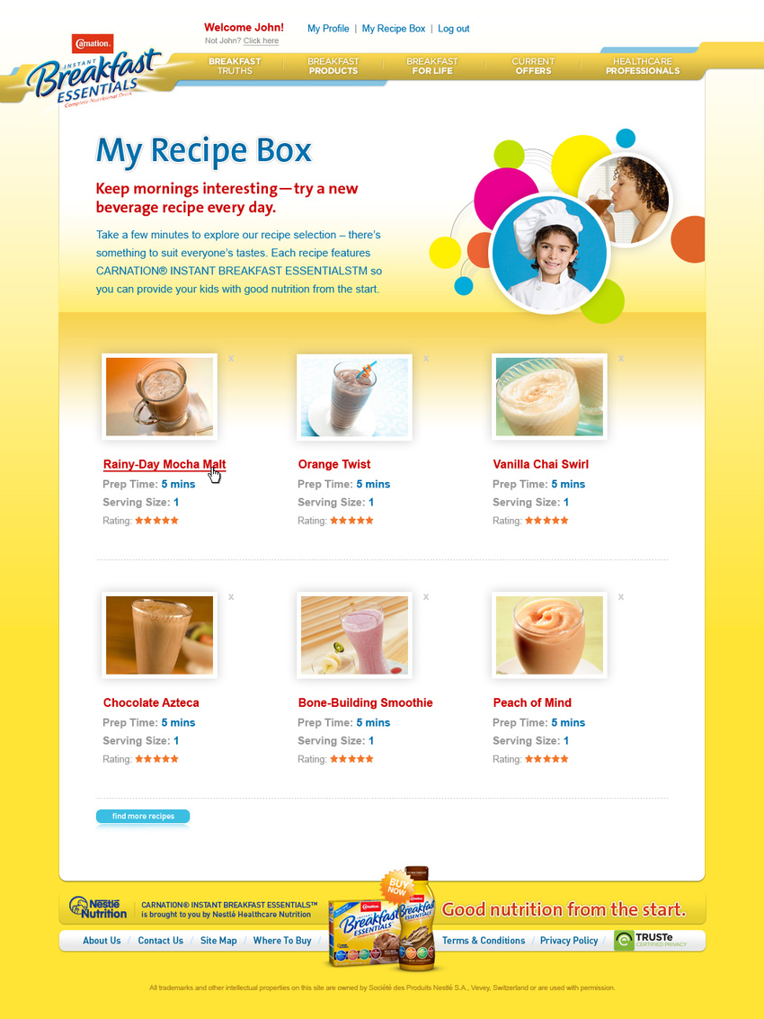 My recipe box