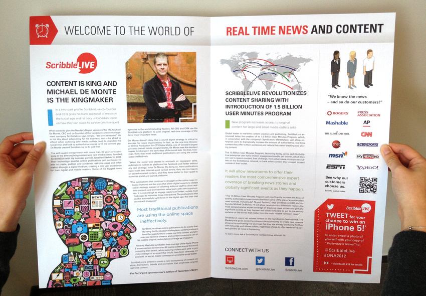 Inside Colour Spread of Yesterday's News
