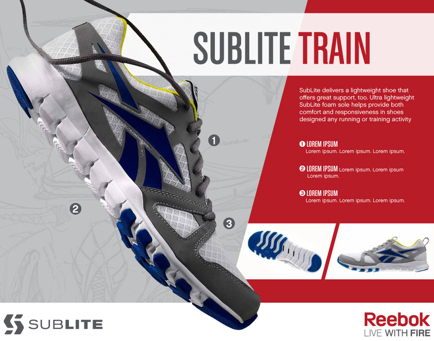 Reebok 2013 Shoe Tech Card