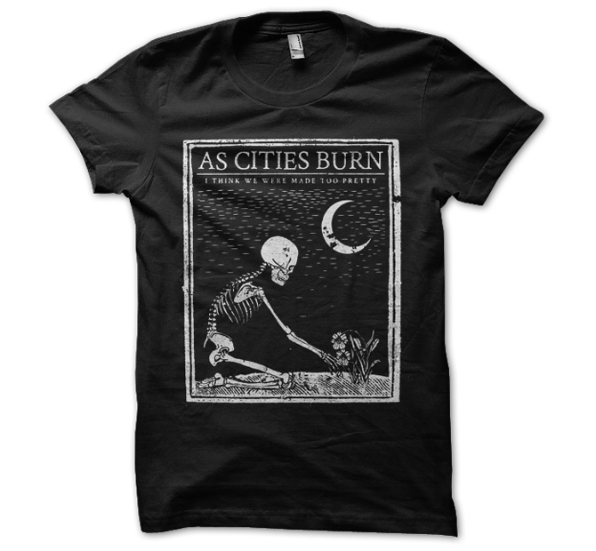 Approved tour merchandise for As Cities Burn