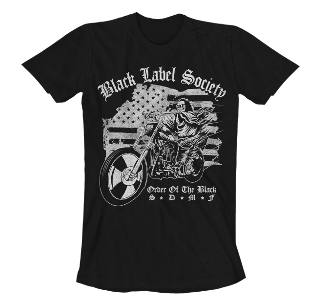 Approved retail merchandise for Black Label Society
