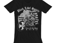 Approved retail merchandise for Black Label Society