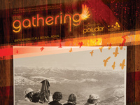 Print: The Gathering ad for Powder Magazine