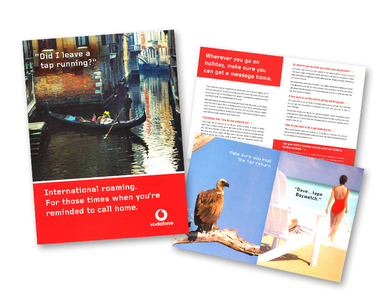 Vodafone International Roaming - Mailing Pack & POS Posters