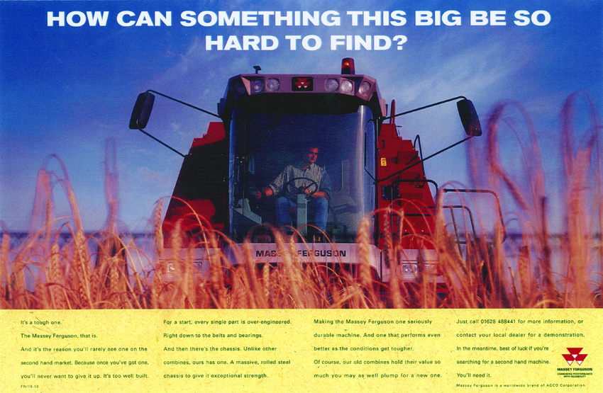 Massey Ferguson Print Campaign - b2b/b2c - Photography by Jean-Luc Benard