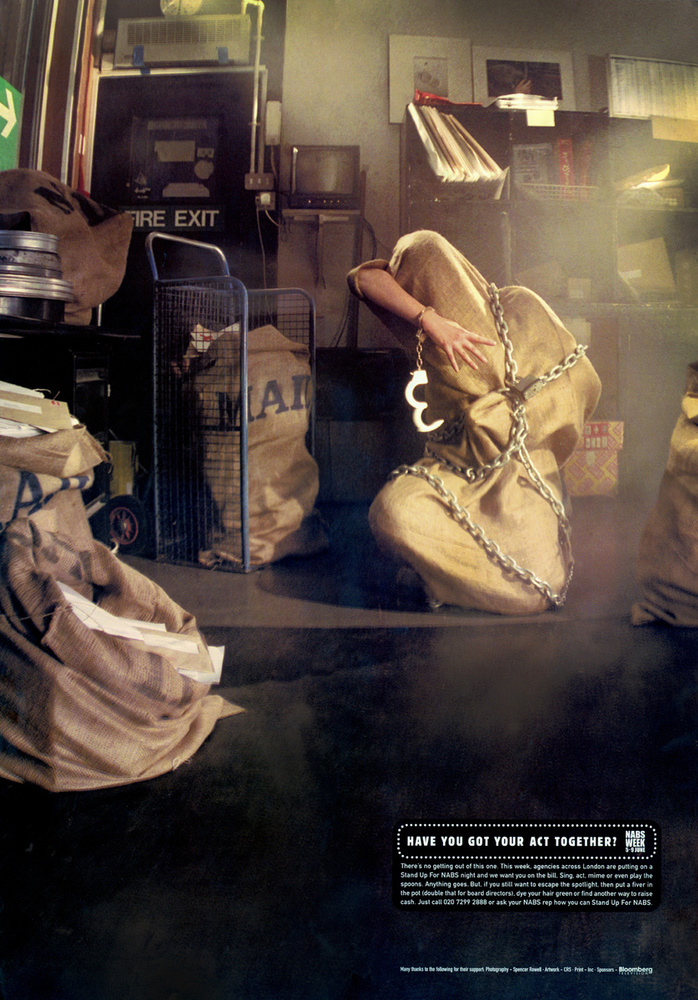 Stand Up For NABS - Charity Poster Campaign - Photography by Spencer Rowell