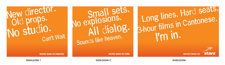 Starz Branding - Santa Barbara Film Festival Posters